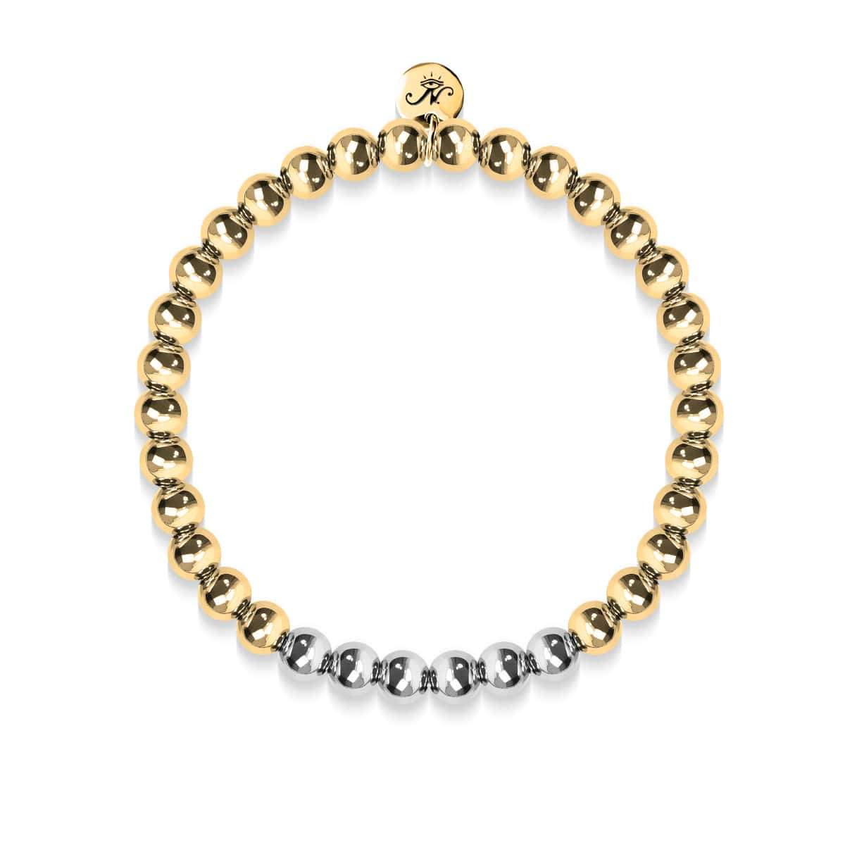 Leuchtend | 18 Karat Gold | Silber | Ausdrucksarmband